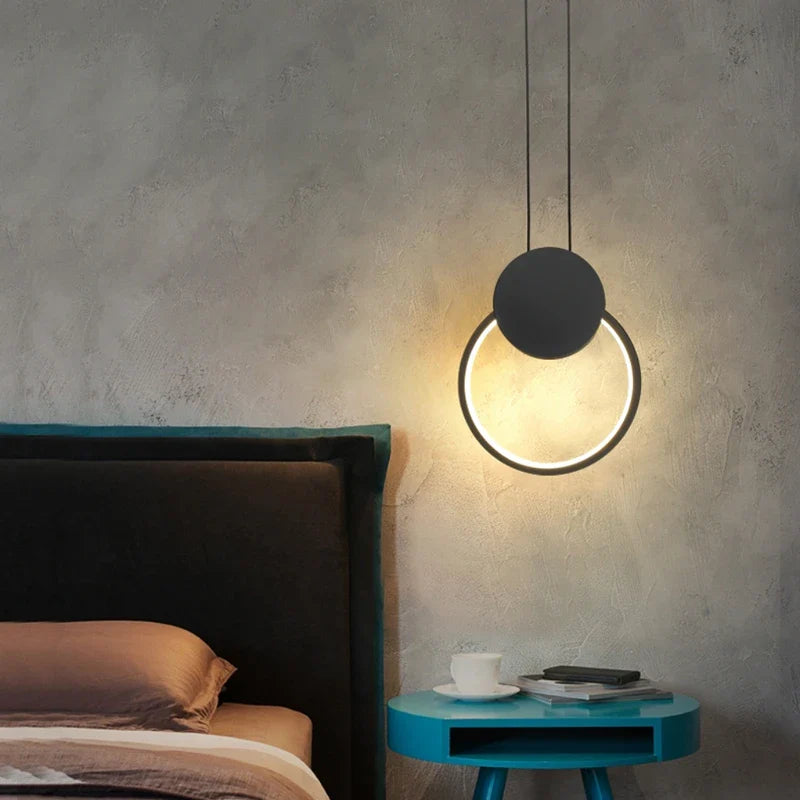 Moderne LED-Ring-Pendelleuchten