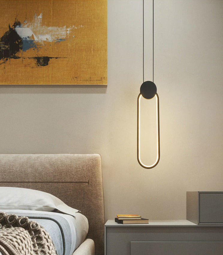 Moderne LED-Ring-Pendelleuchten