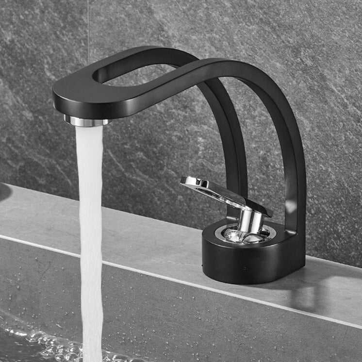 Ogden - Gebogene Dual-Channel Moderne Badezimmerarmatur