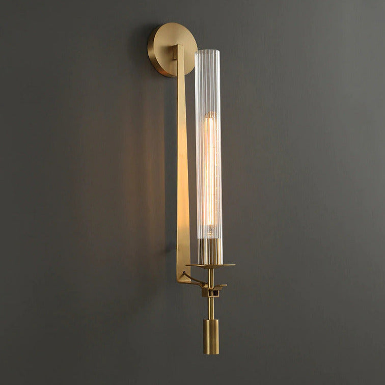 Sarika - Moderne Fluted Glass Wandlampe