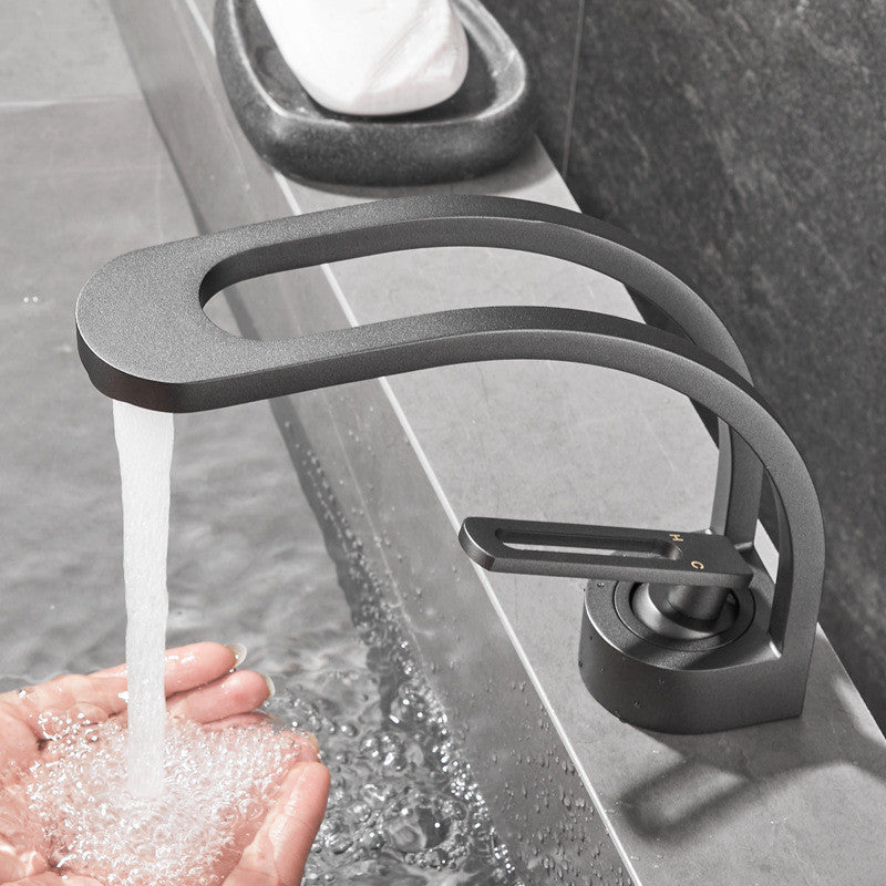 Ogden - Gebogene Dual-Channel Moderne Badezimmerarmatur