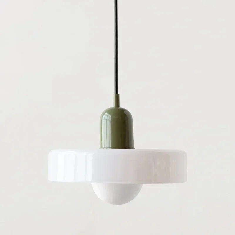Bauhaus-Stil bunte Glas-Pendelleuchten