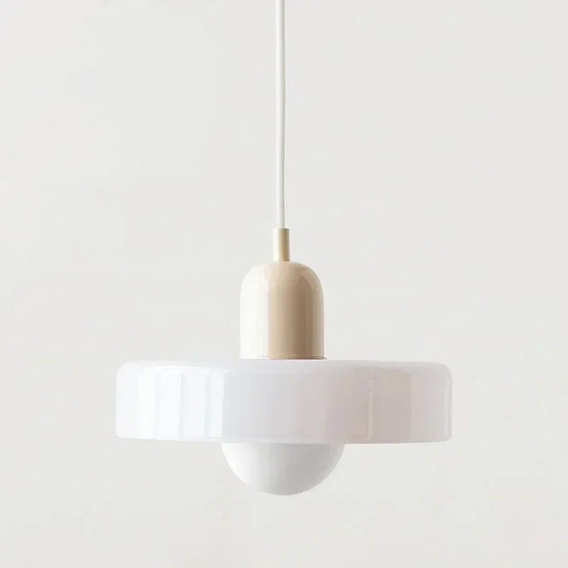 Bauhaus-Stil bunte Glas-Pendelleuchten