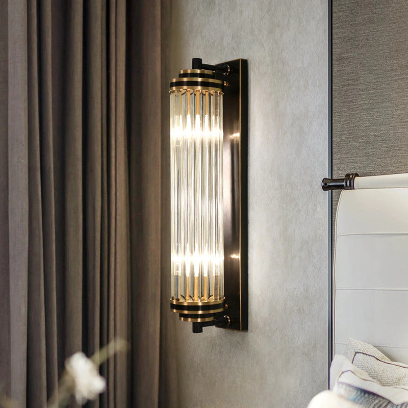 Moderne Glas-Wandleuchte