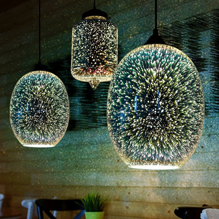 Nebula - Moderne Nordische Glas-Pendelleuchte
