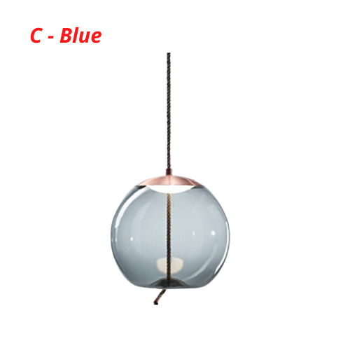 Nordic Rope & Glass Pendelleuchten