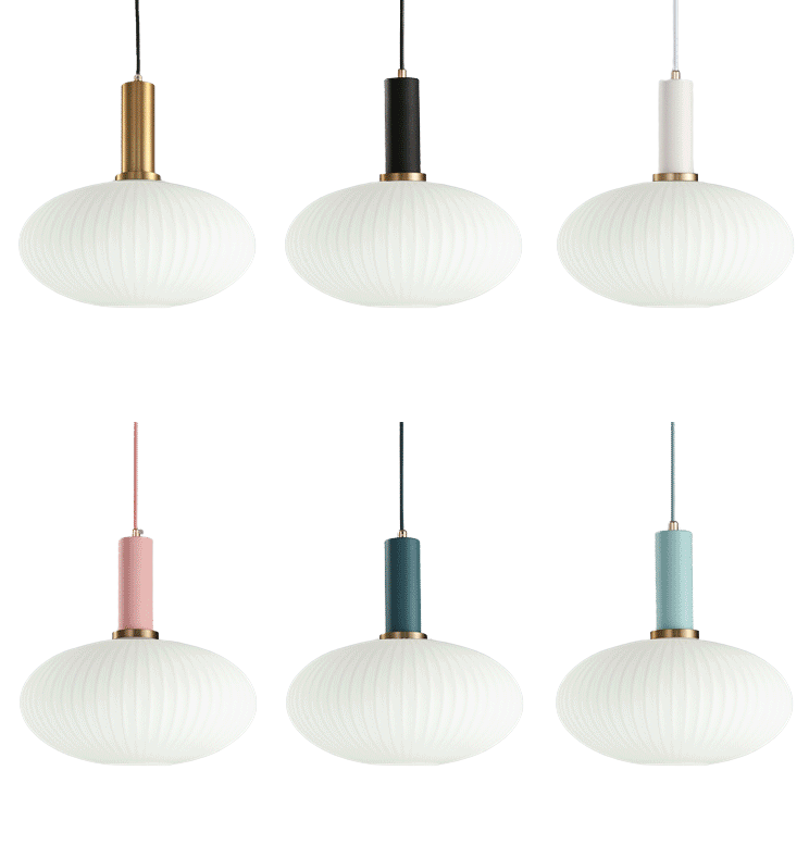Walden - Vintage Texturierte Glas Pendelleuchten