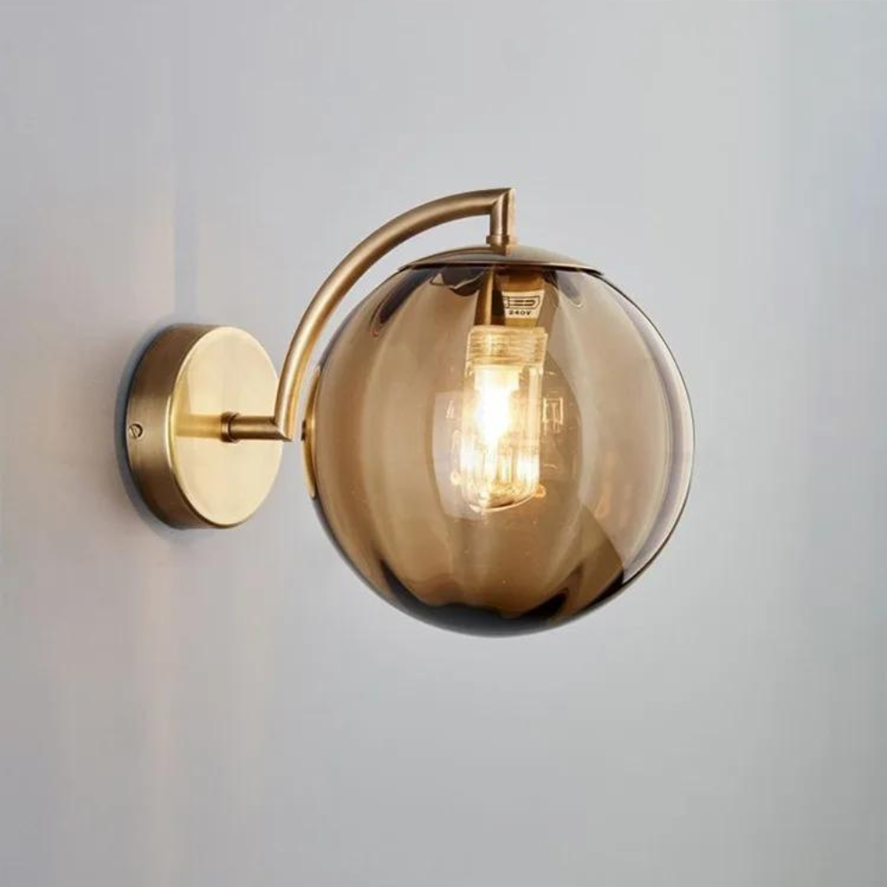 Howard - Glas-Globus-Wandlampe
