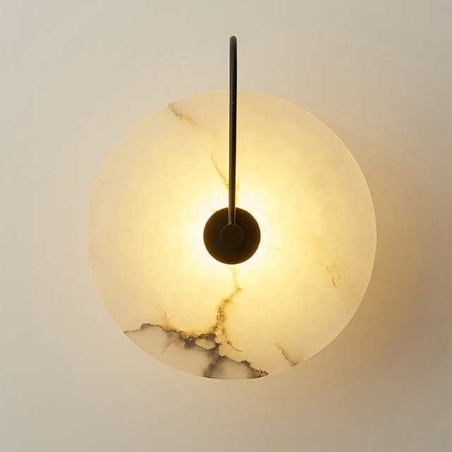 Moderne Weiße Marmor Wandlampe
