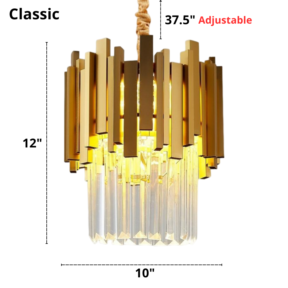 Apollo - Moderne Glas-Kristall-Pendelleuchten