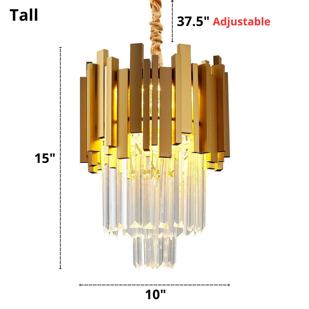 Apollo - Moderne Glas-Kristall-Pendelleuchten