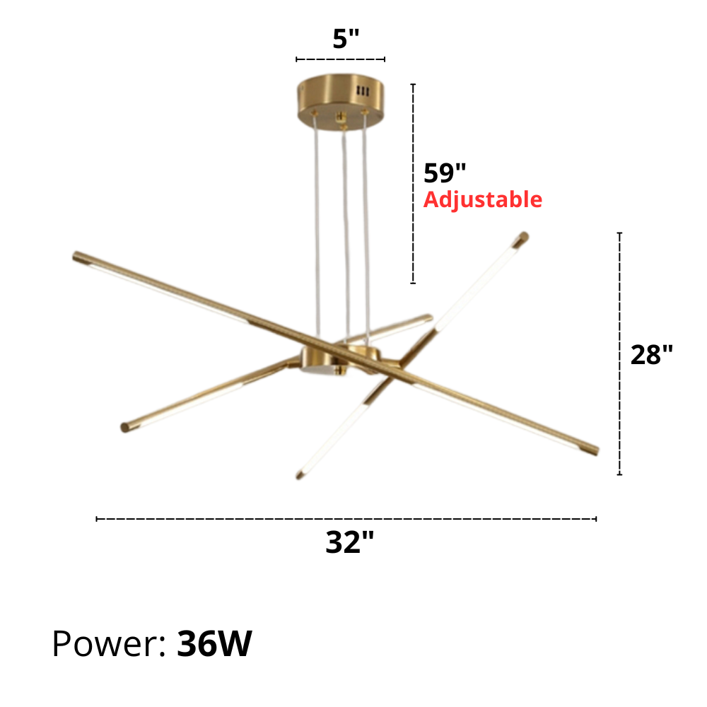 Ansley - Moderner LED-Kronleuchter