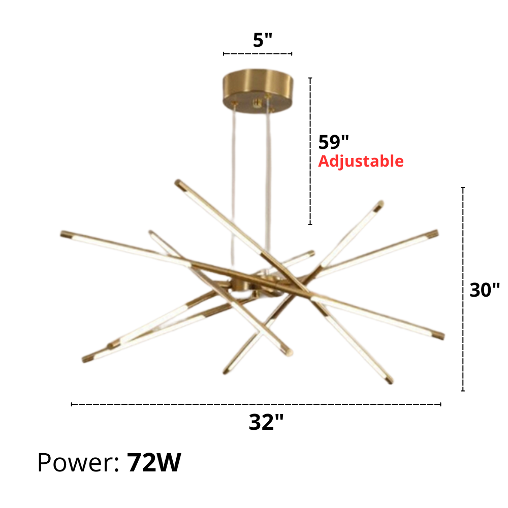 Ansley - Moderner LED-Kronleuchter