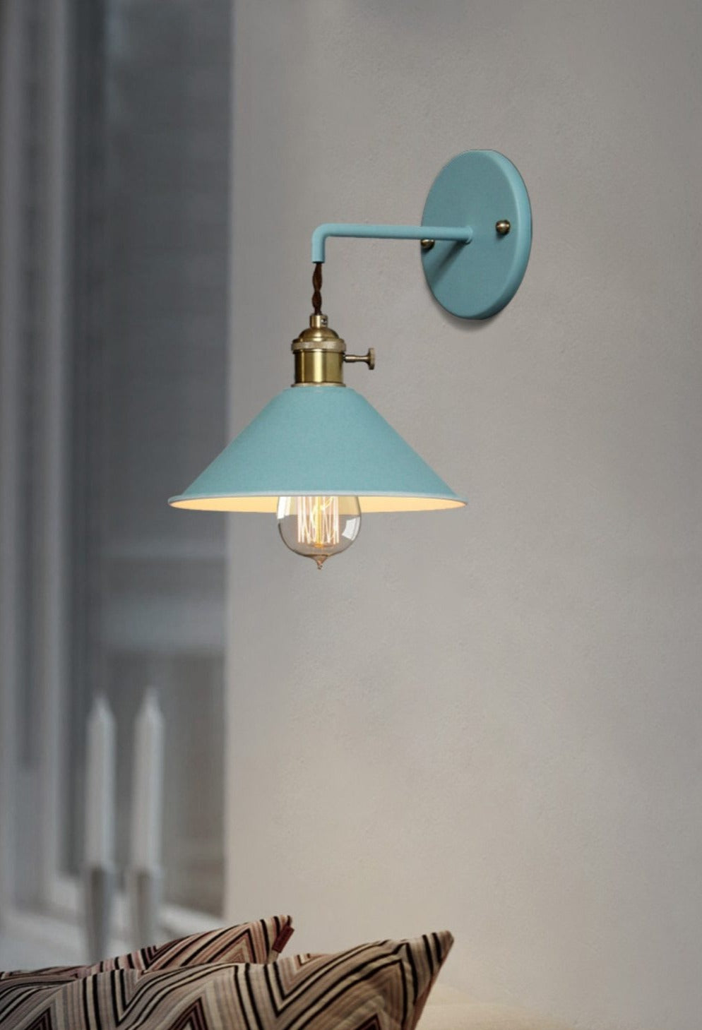 Bunte Retro-Wandlampen