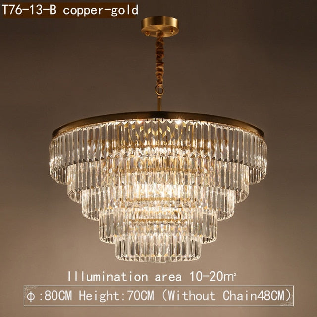 Garland - Moderner Glas-Kristall-Kronleuchter