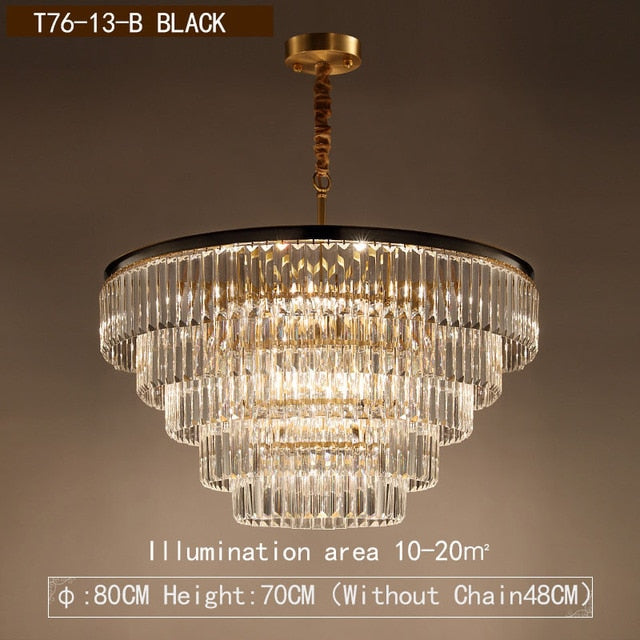 Garland - Moderner Glas-Kristall-Kronleuchter