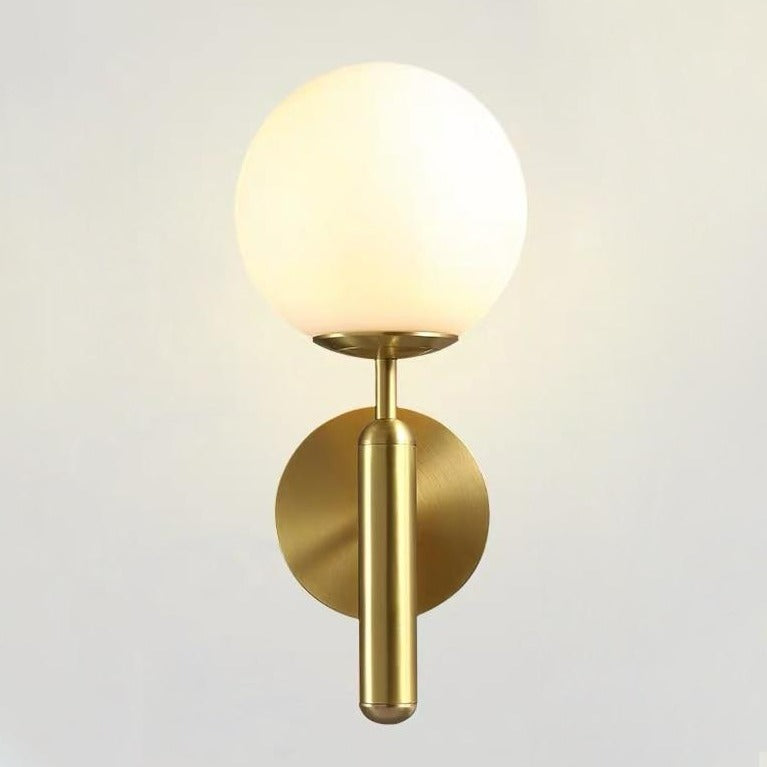 Moderne Glas-Globus Wandleuchte