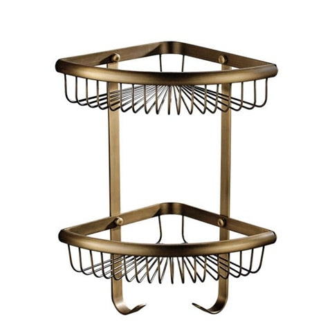 Antike Messing-Badezimmer-Set