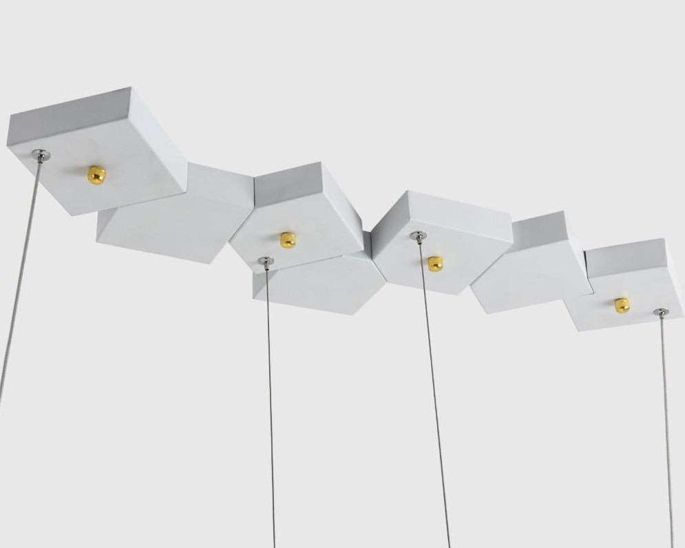 Moderne Cube LED Kronleuchter