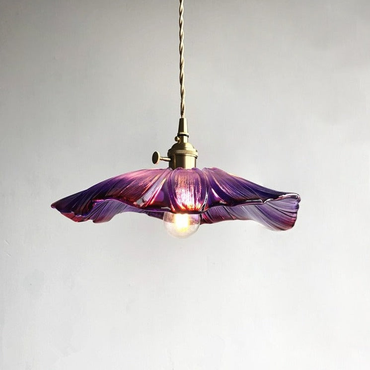 Lilac - Florale Japanische Glas Pendelleuchten