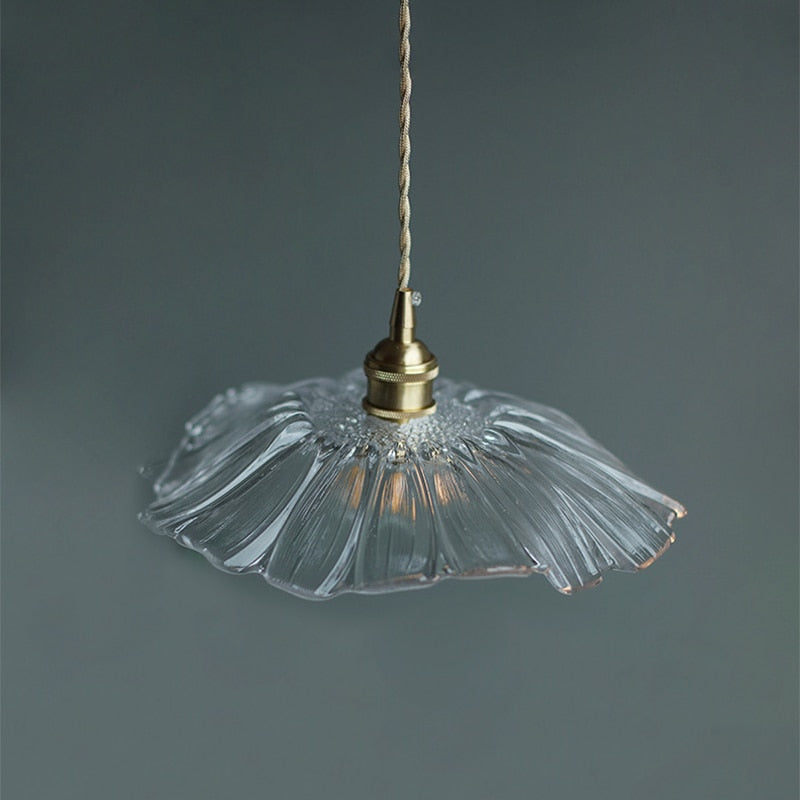 Lilac - Florale Japanische Glas Pendelleuchten