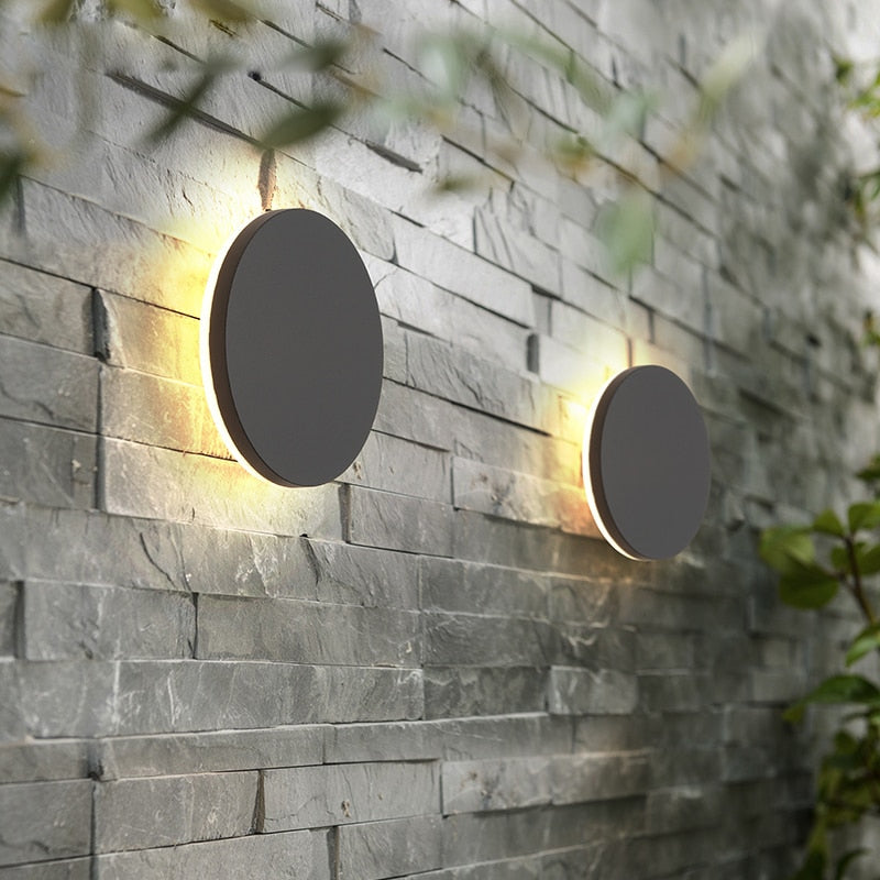 Moderne Außenwand LED Disc Lichter