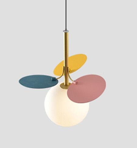 Multicolor Tree Frosted Glass Pendelleuchte