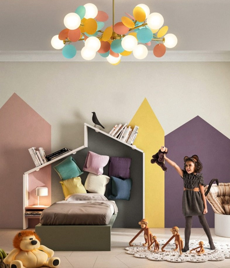 Multicolor Tree Frosted Glass Pendelleuchte