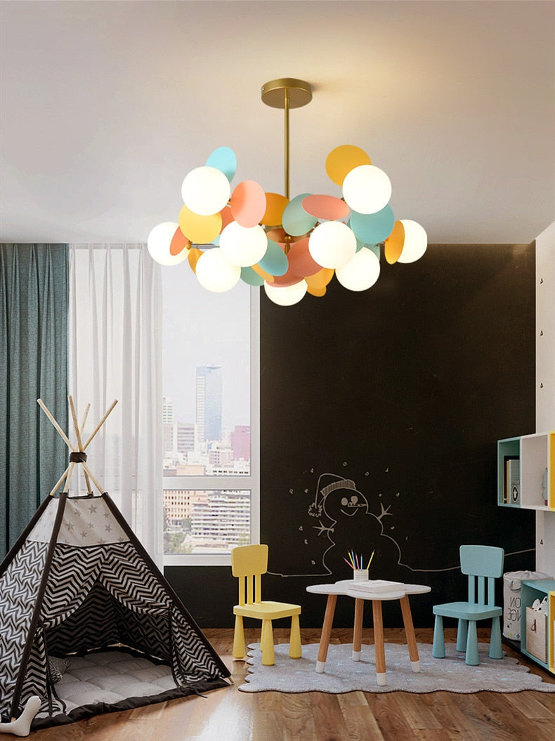 Multicolor Tree Frosted Glass Pendelleuchte