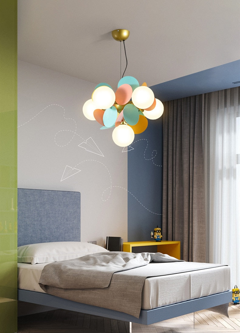 Multicolor Tree Frosted Glass Pendelleuchte
