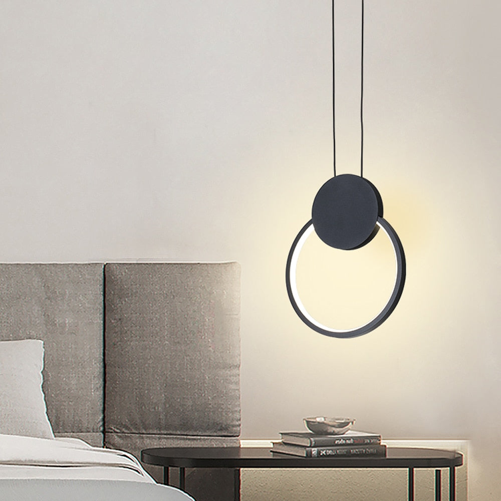 Moderne LED-Ring-Pendelleuchten