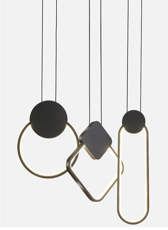 Moderne LED-Ring-Pendelleuchten
