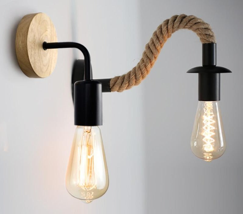 Vintage Innen- & Außen-Wandlampe