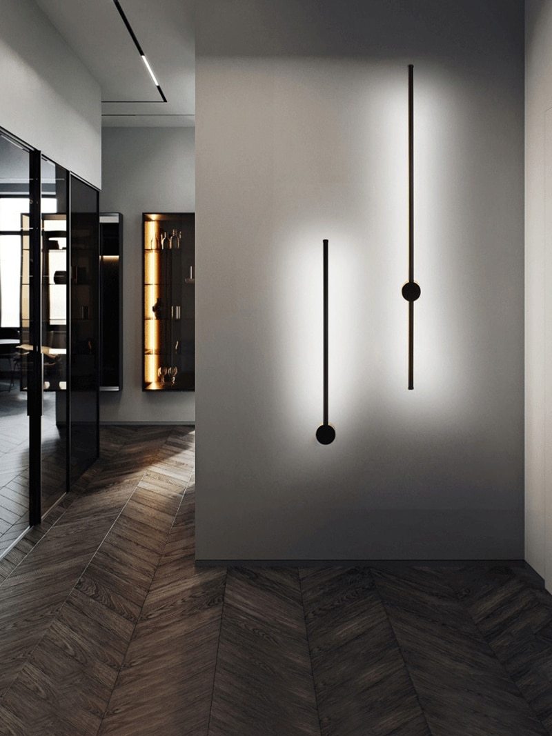 Lange Moderne LED-Wandlampe