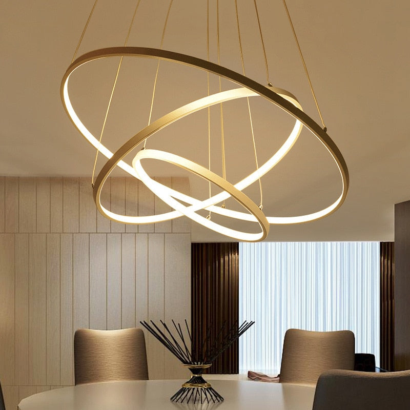 Moderner LED-Ring-Kronleuchter