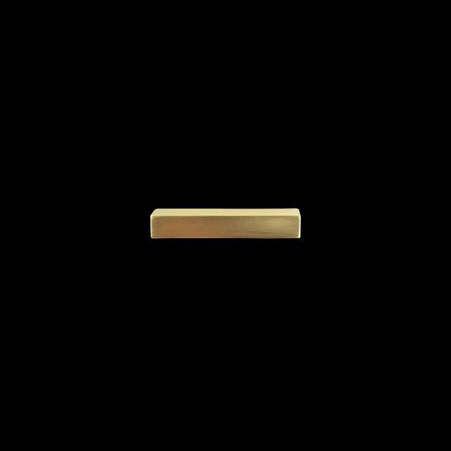 Moderne Hausnummern in Gold