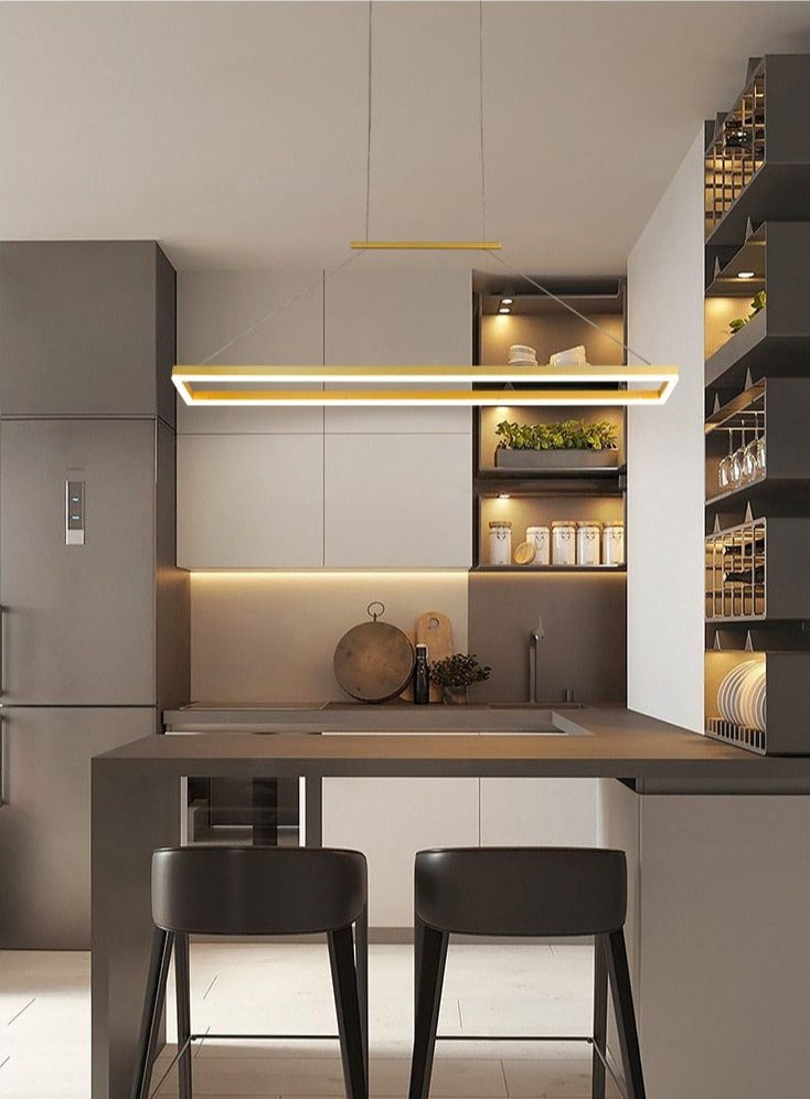 Moderne Hängeleuchten mit Rahmen und LED