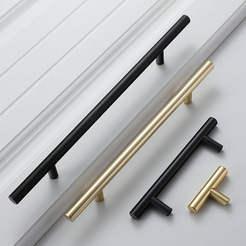 Moderne Schwarze & Goldene Möbel- und Schubladenknöpfe