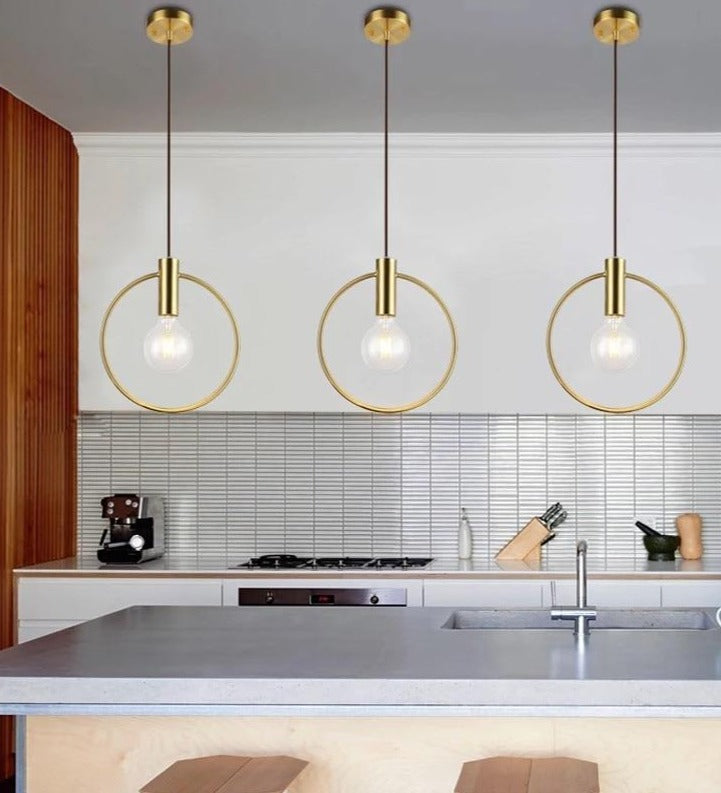 Moderne Frosted Glass Globe Pendelleuchten