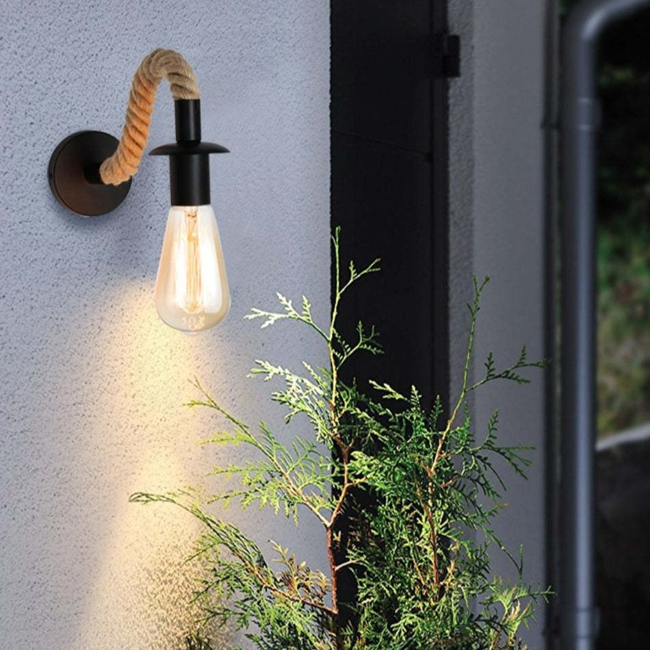 Vintage Innen- & Außen-Wandlampe