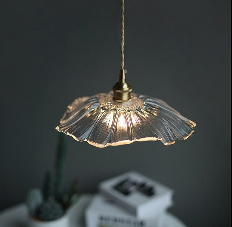 Lilac - Florale Japanische Glas Pendelleuchten