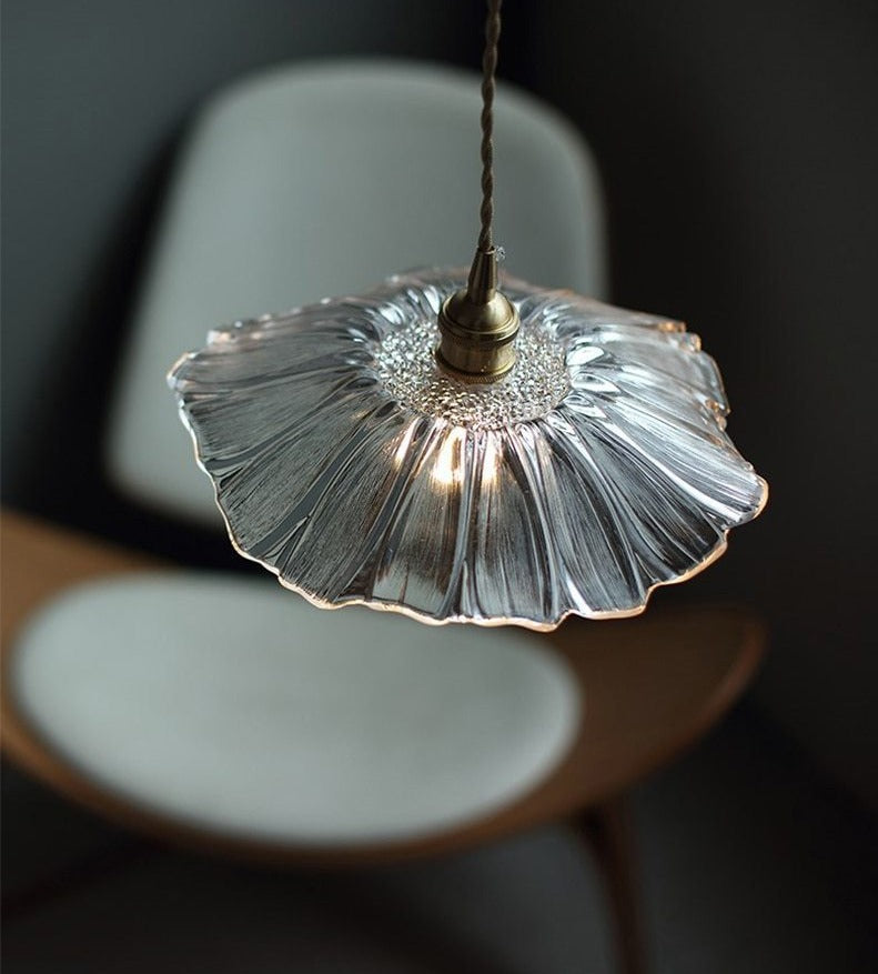 Lilac - Florale Japanische Glas Pendelleuchten