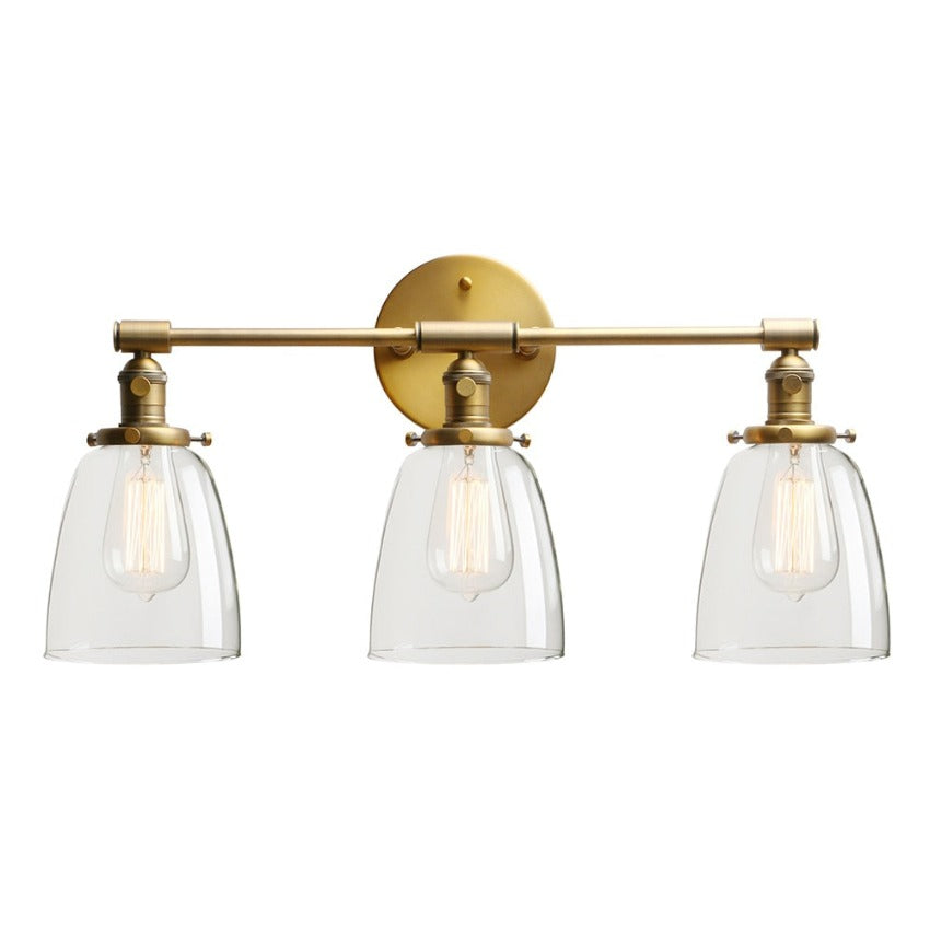 Drei-Birnen Wilson Vintage Wandleuchte