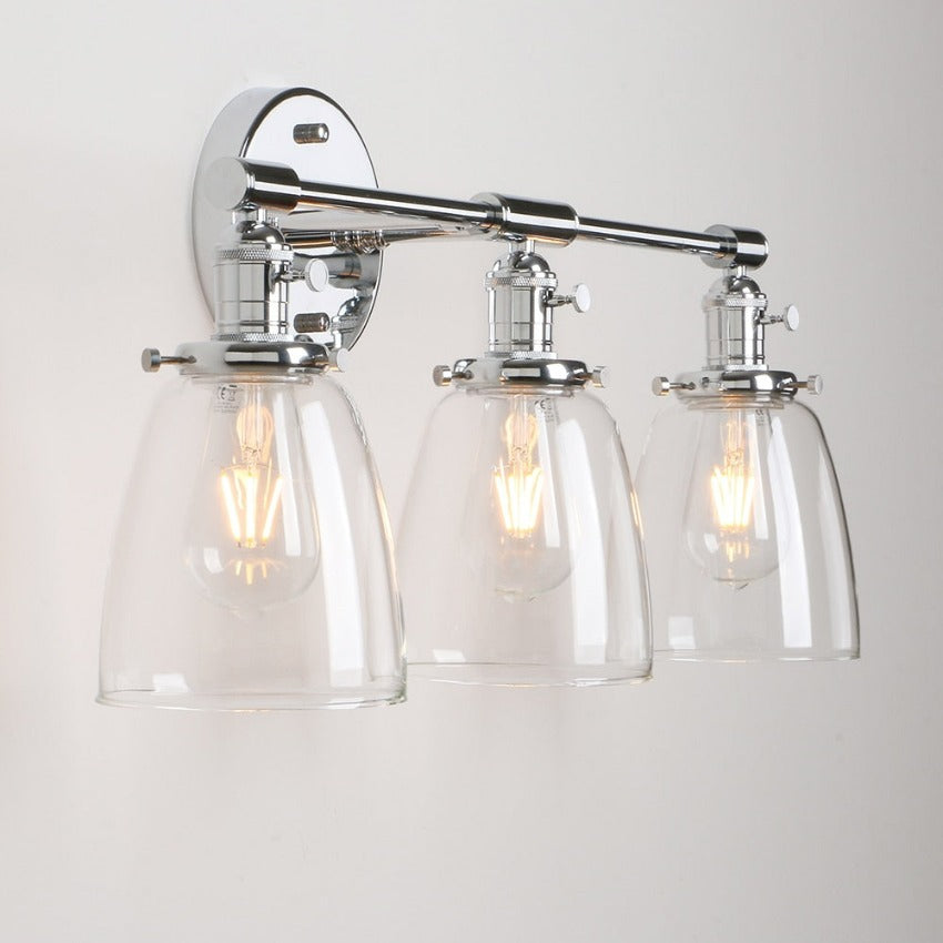 Drei-Birnen Wilson Vintage Wandleuchte