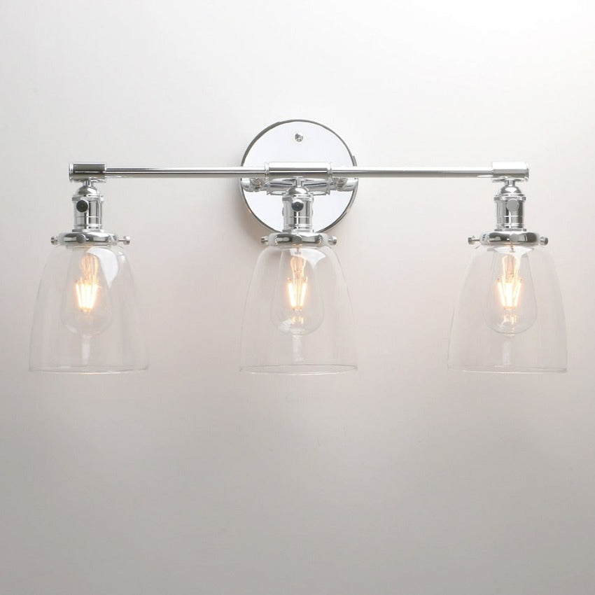 Drei-Birnen Wilson Vintage Wandleuchte