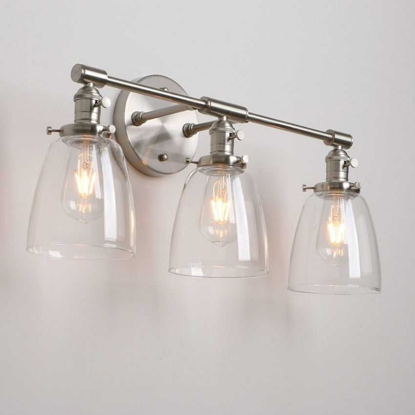Drei-Birnen Wilson Vintage Wandleuchte