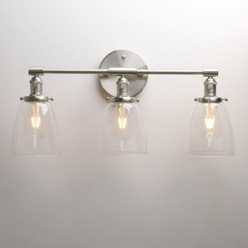Drei-Birnen Wilson Vintage Wandleuchte