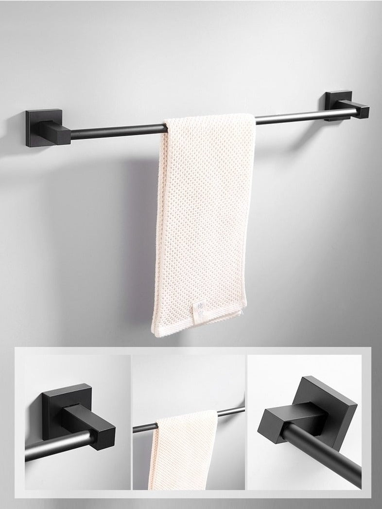 Mattschwarzes Edelstahl Badezimmer-Hardware-Set