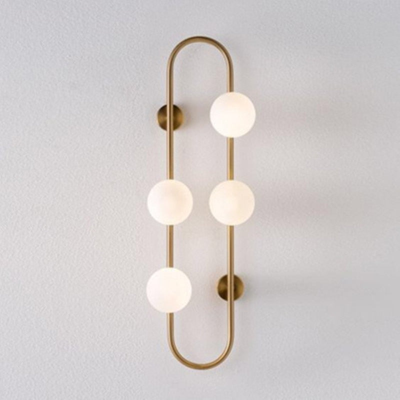 Danae - Moderne Mehrbulben-Wandlampe