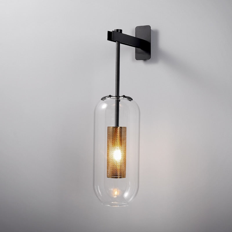 Ion - Moderne Glas-Wandlampe
